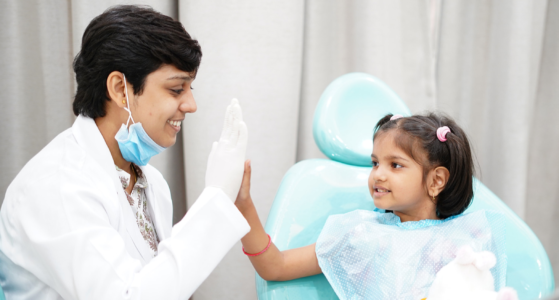 Pediatric Dentist Thane Bornoe Hosptial Happy Patient